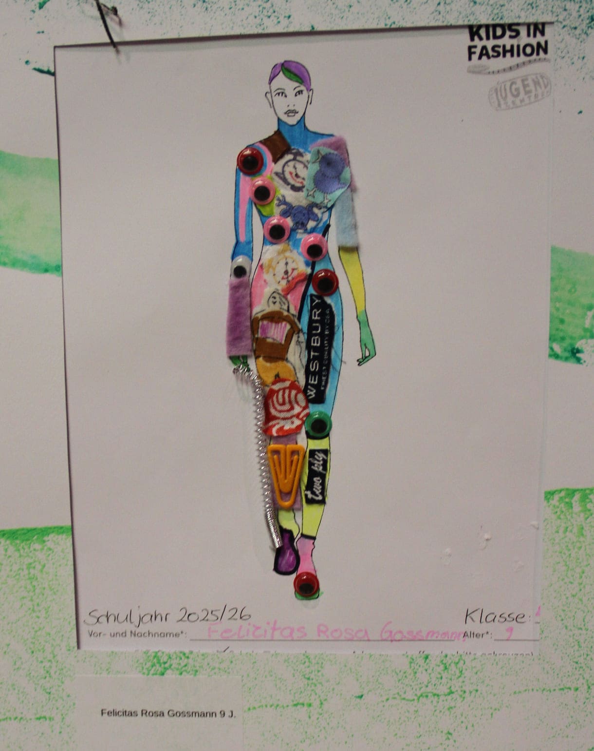 Entwurf von Felicitas Rosa Gossmann, 9