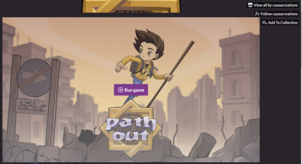 Screenshot aus dem Computerspiel "Path out"