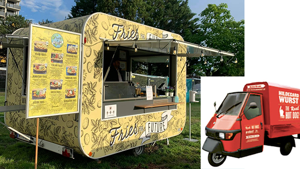 Foodtruck und Food-Moped