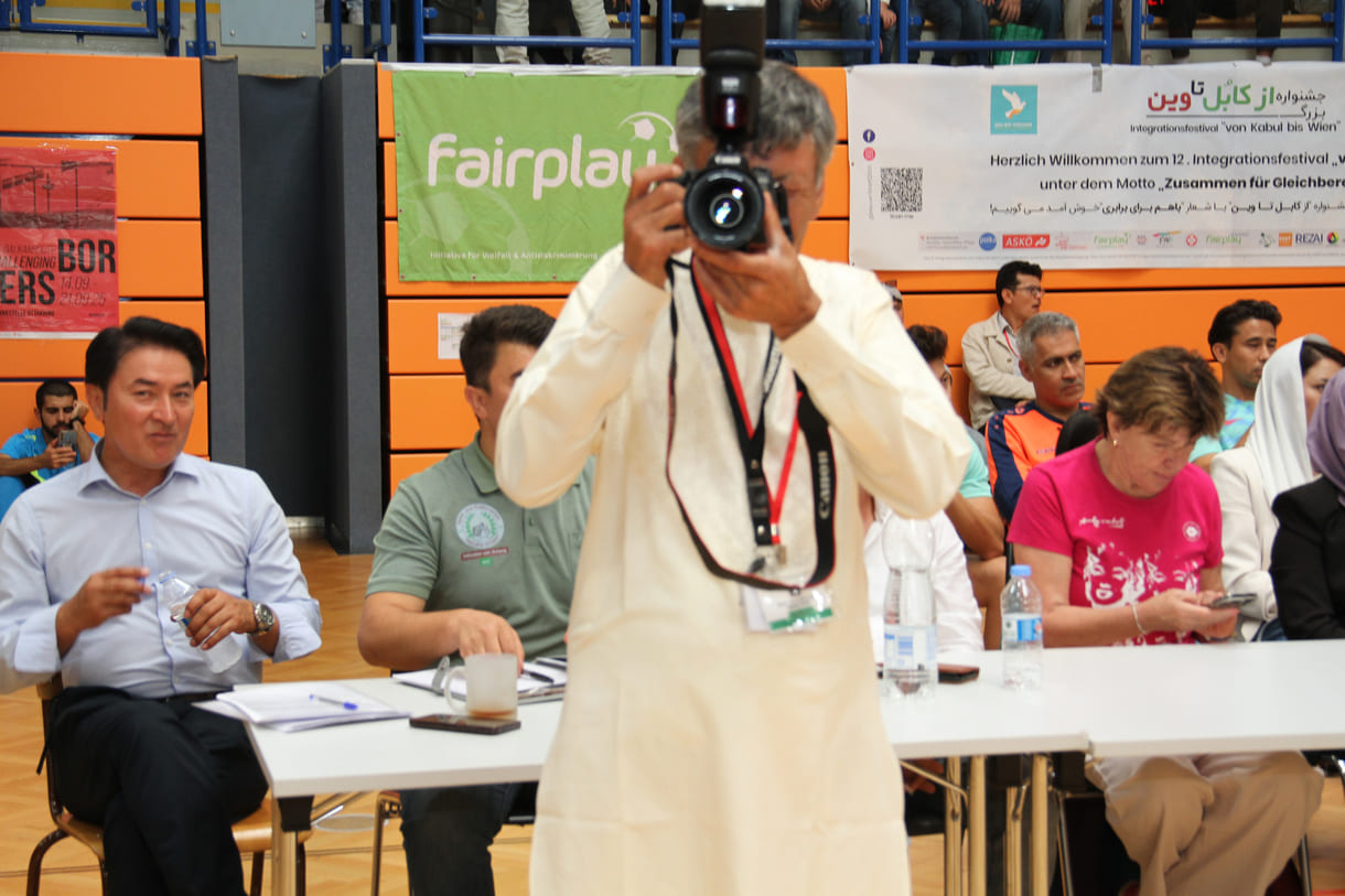 Fotograf:innen im Einsatz
