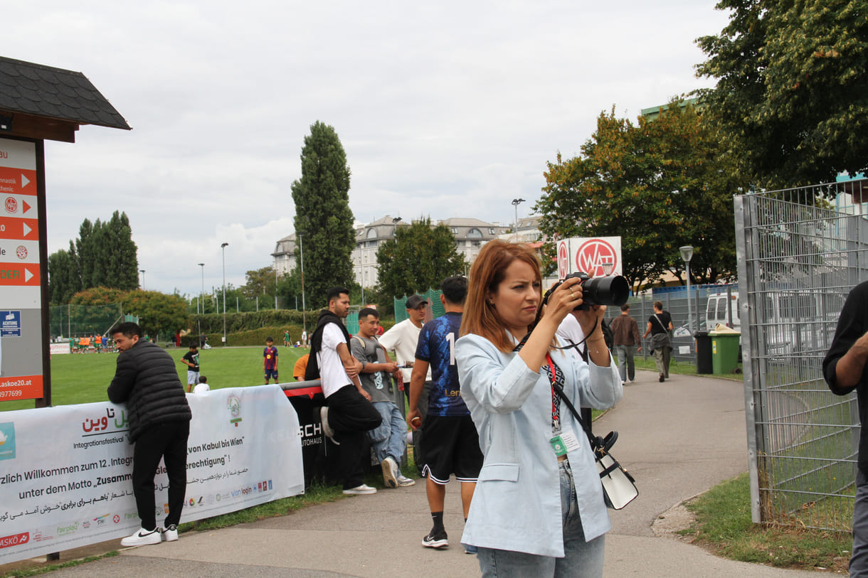 Fotograf:innen im Einsatz