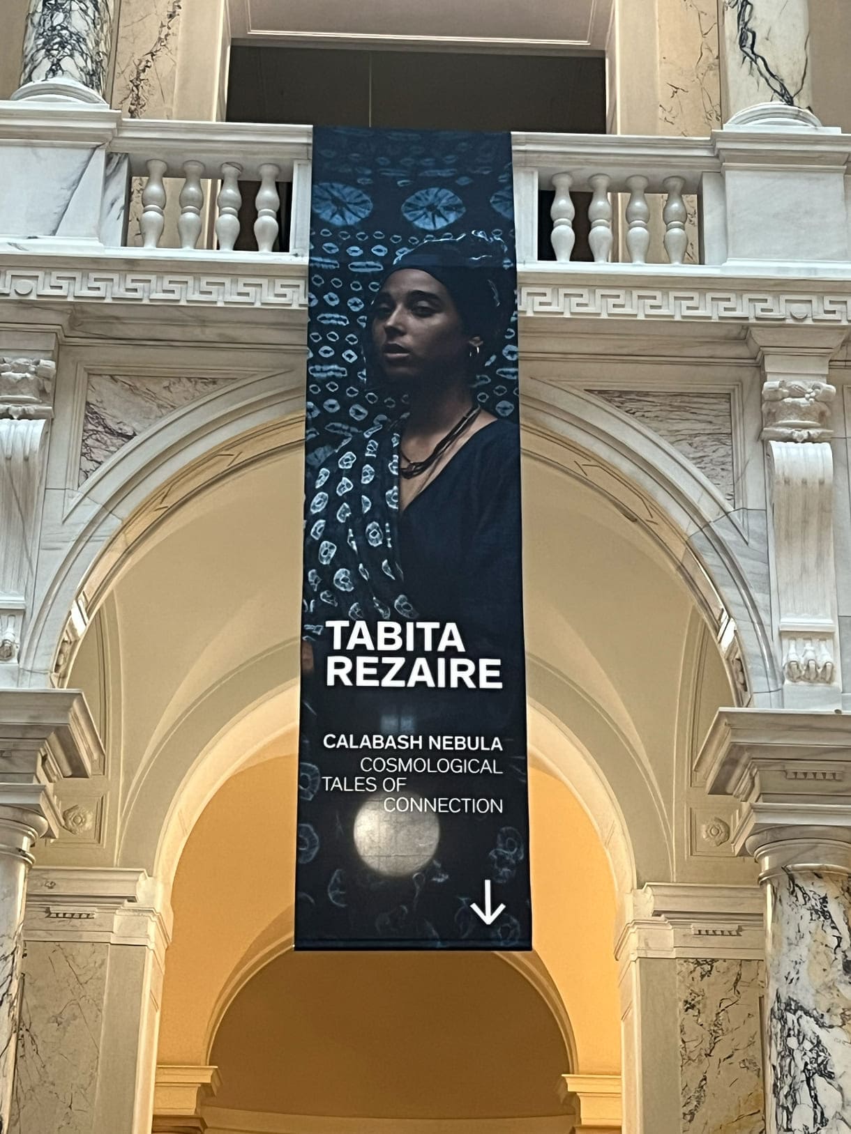 Banner zur Ausstellung Tabita Rézaire