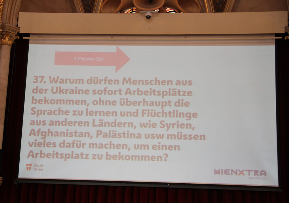 Einige der Fragen an Wiens Vizebürgermeister