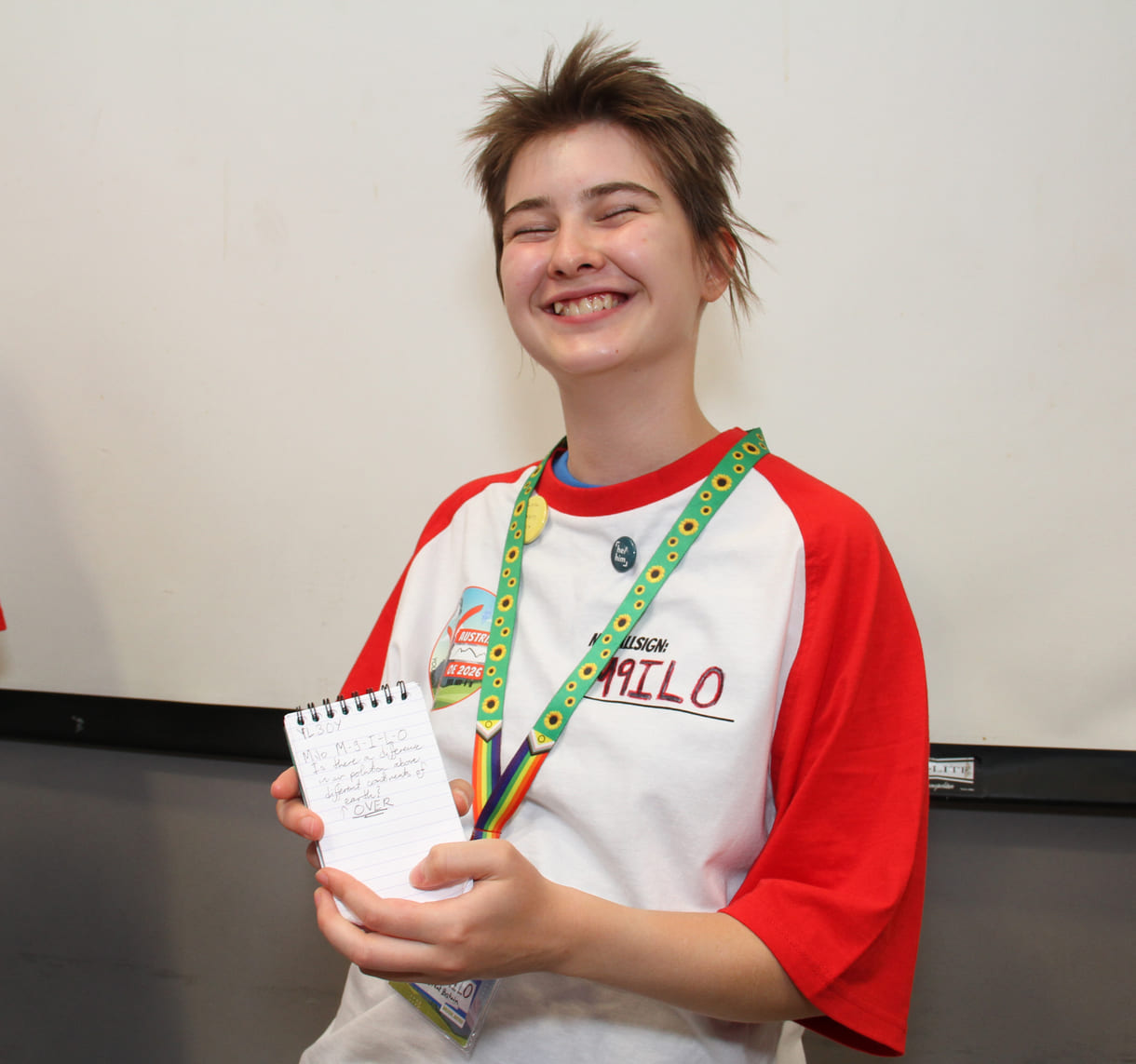 Milo aus England, die über eine apokalptische Science-Fiction-Story zum Funken kam
