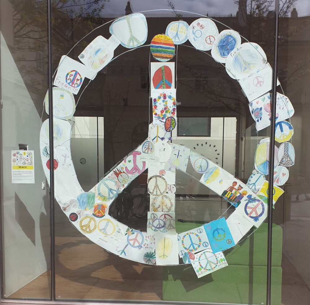 Das Zoom Kindermuseum in Wien sammelt Kinderzeichnungen für Frieden und gegen den (aktuellen) Krieg in der Ukraine
