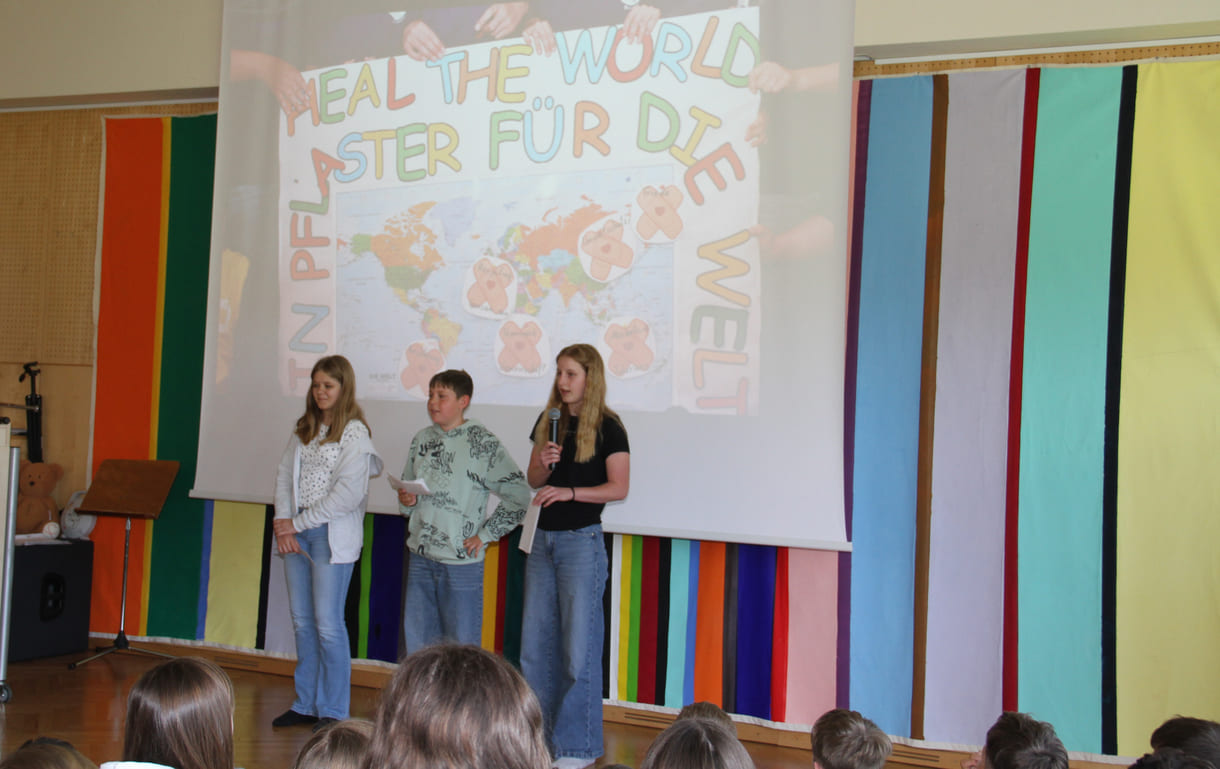 Präsentation des projekts Friedensgebet