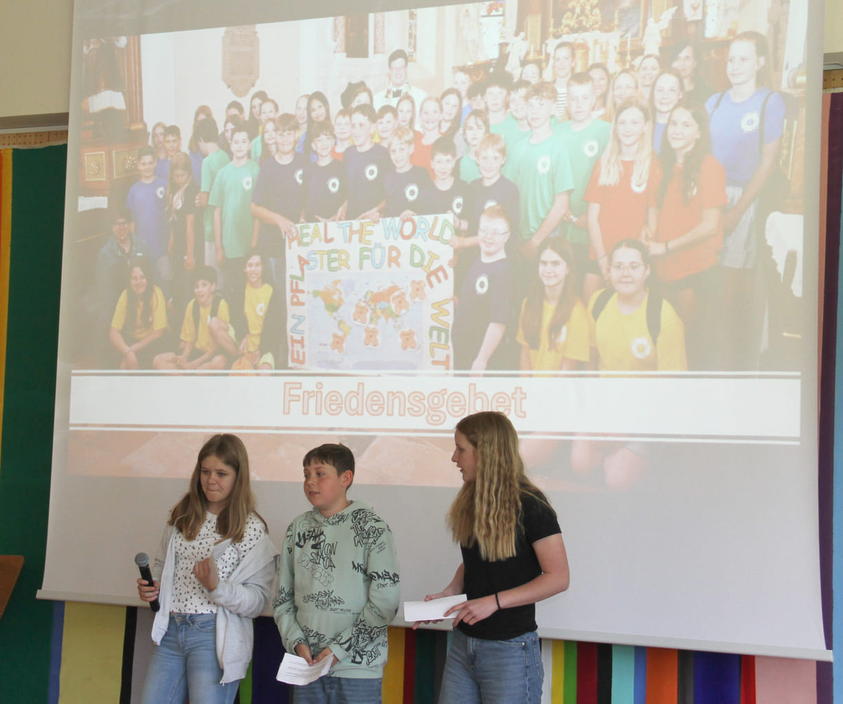 Präsentation des projekts Friedensgebet