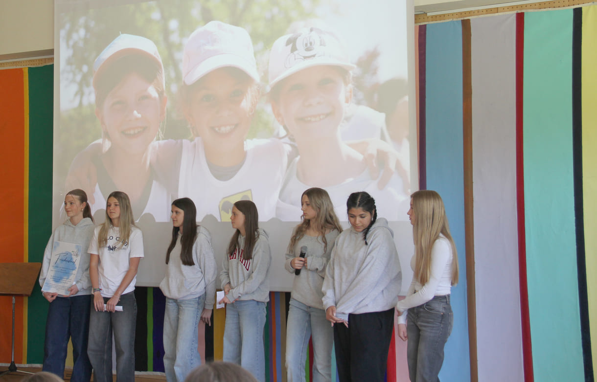 Präsentation des Friedenslaufes