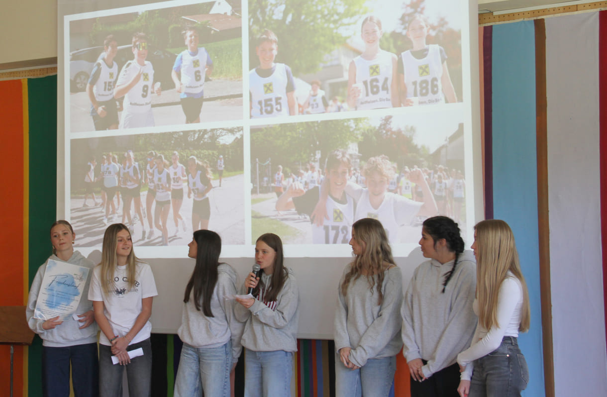 Präsentation des Friedenslaufes