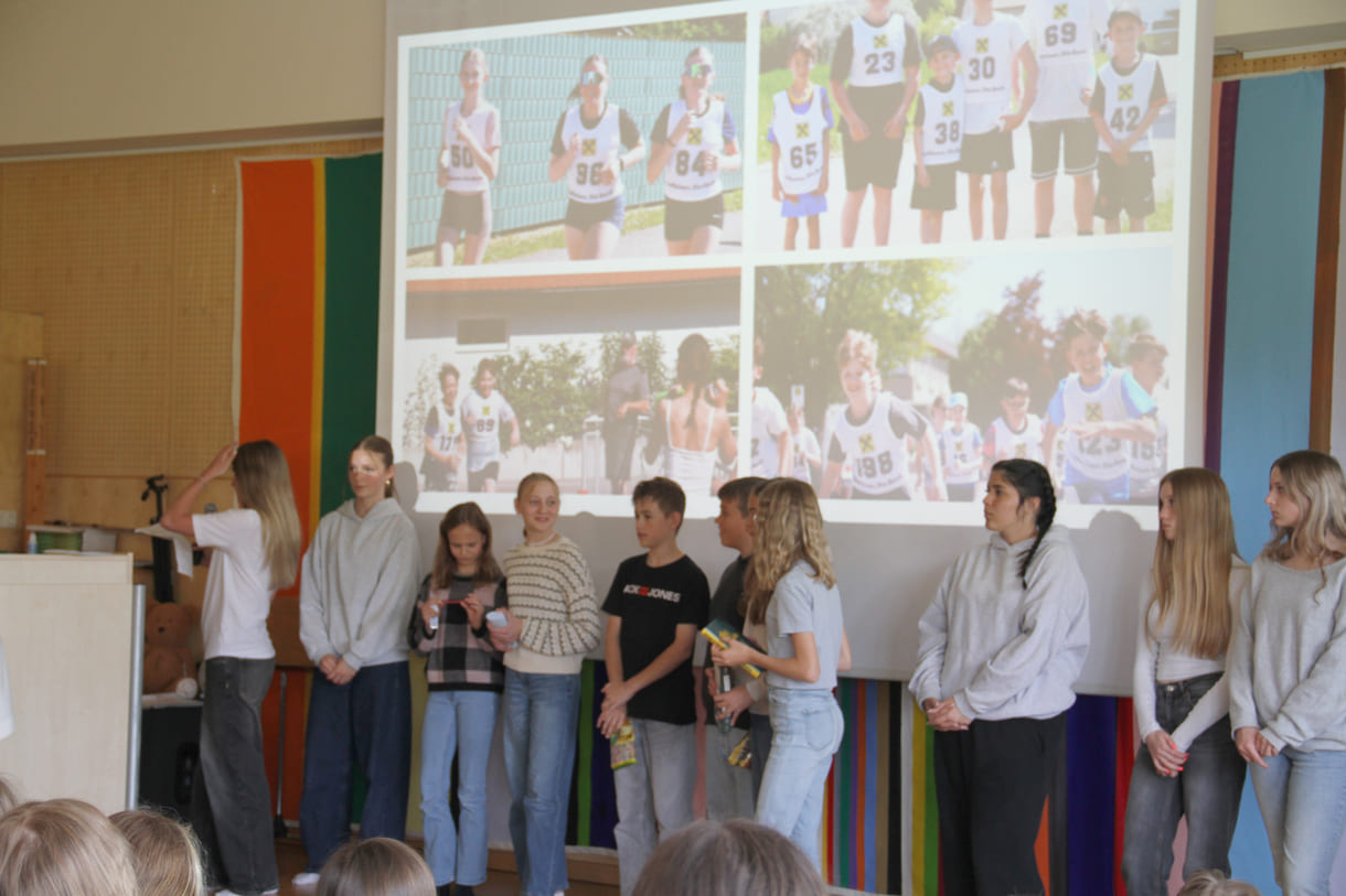 Präsentation des Friedenslaufes