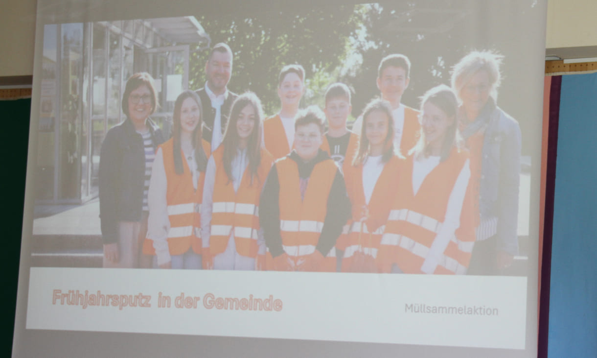 Frühjahrsputz war auch ein Projekt, das vorgestellt wurde
