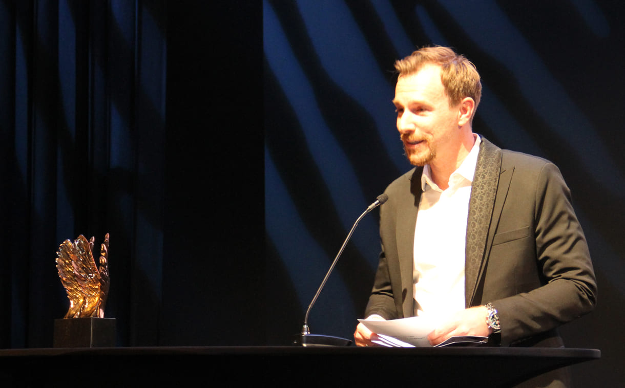 Laudator fürs beste Wirtscahfts- und Innovationsprojekt: Christian Mattasits
