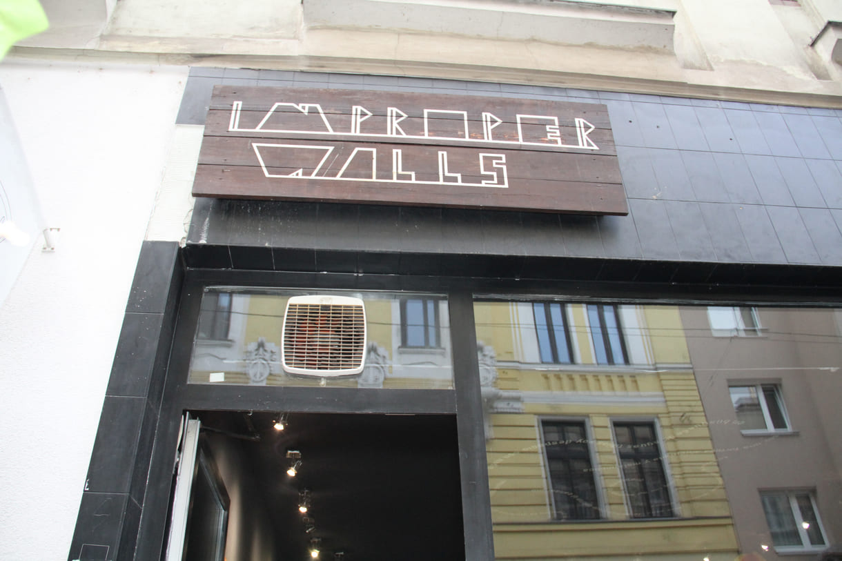 Schriftzug der Galerie 