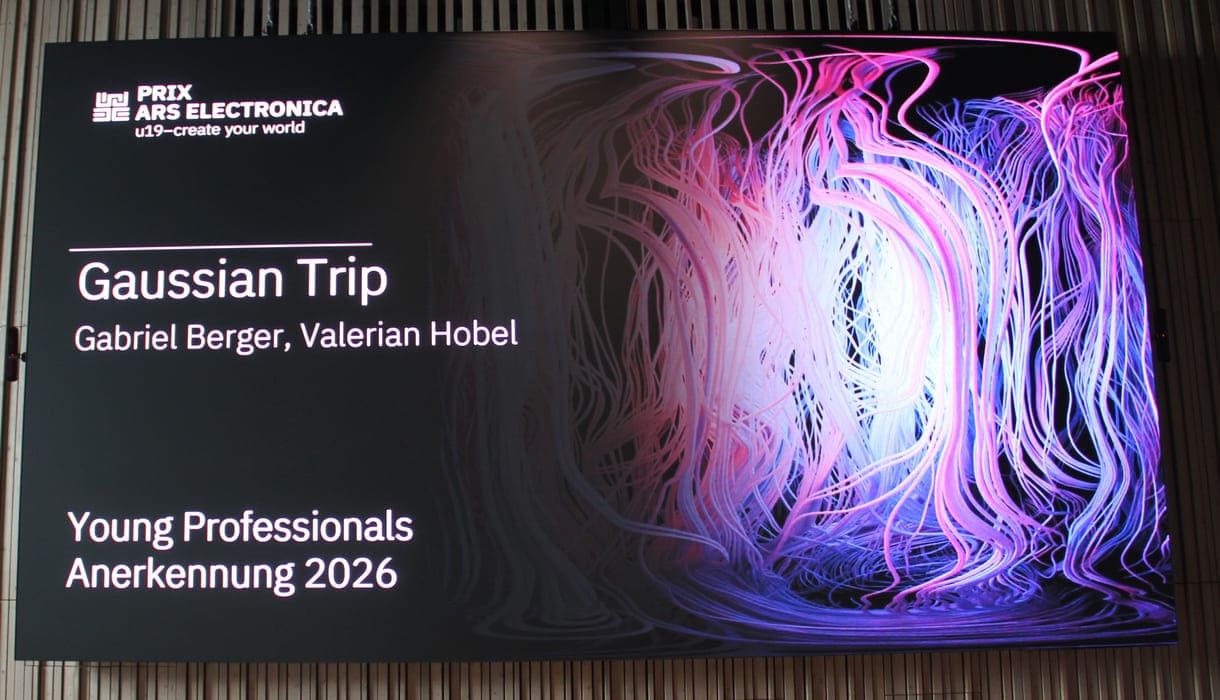 Preisverleihung für "Gaussian Trip"