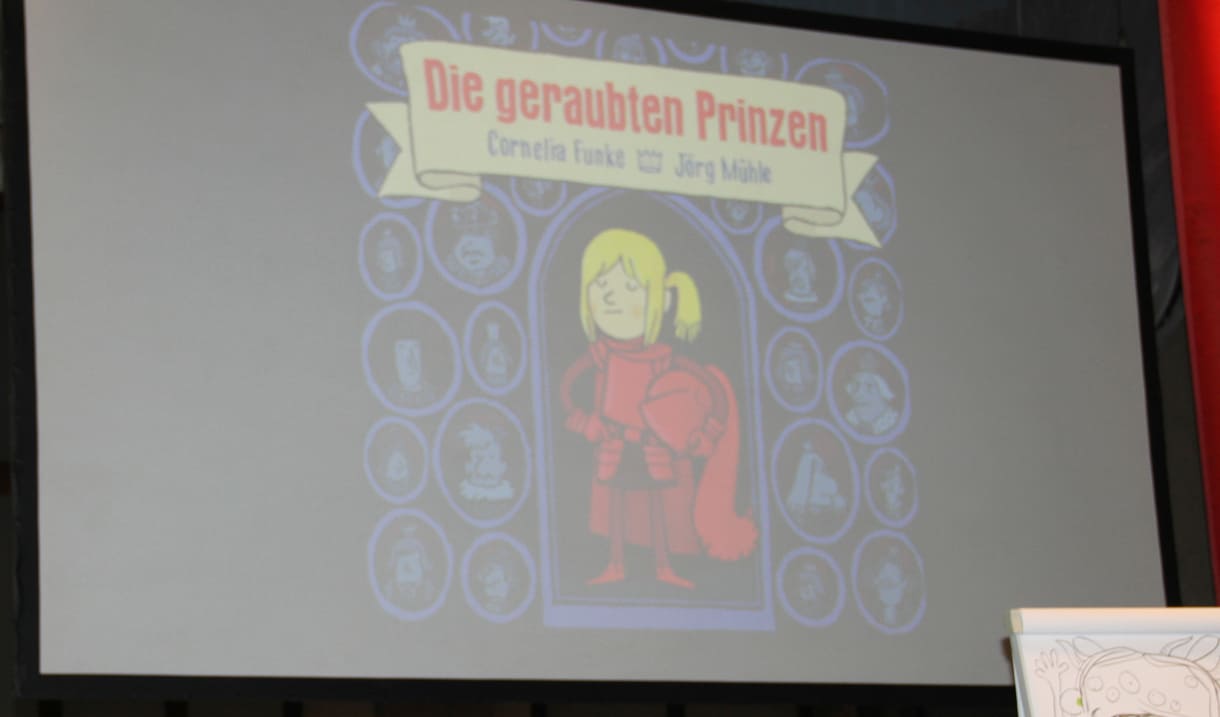 Jörg Mühle hat den Text von Cornelia Funke 