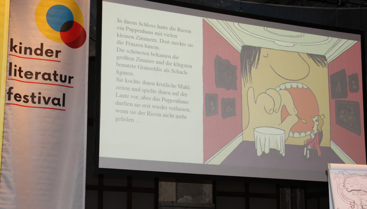 Jörg Mühle hat den Text von Cornelia Funke 