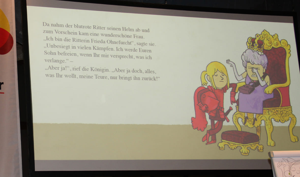 Jörg Mühle hat den Text von Cornelia Funke 