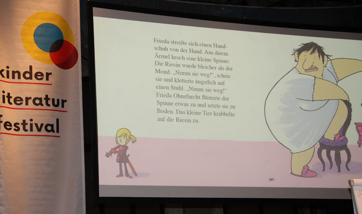Jörg Mühle hat den Text von Cornelia Funke 