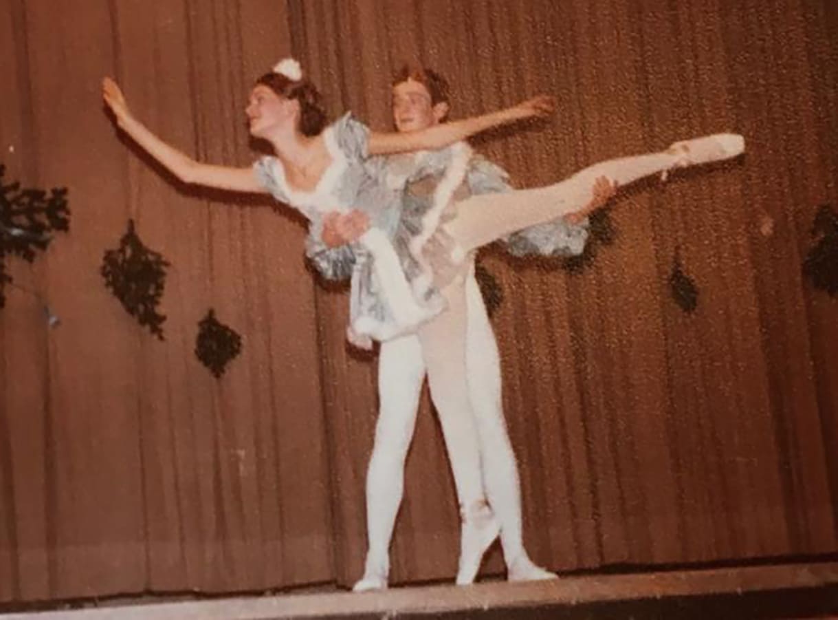 Gernot Kranner als 13-jähriger Balletttänzer (im Hintergrund)