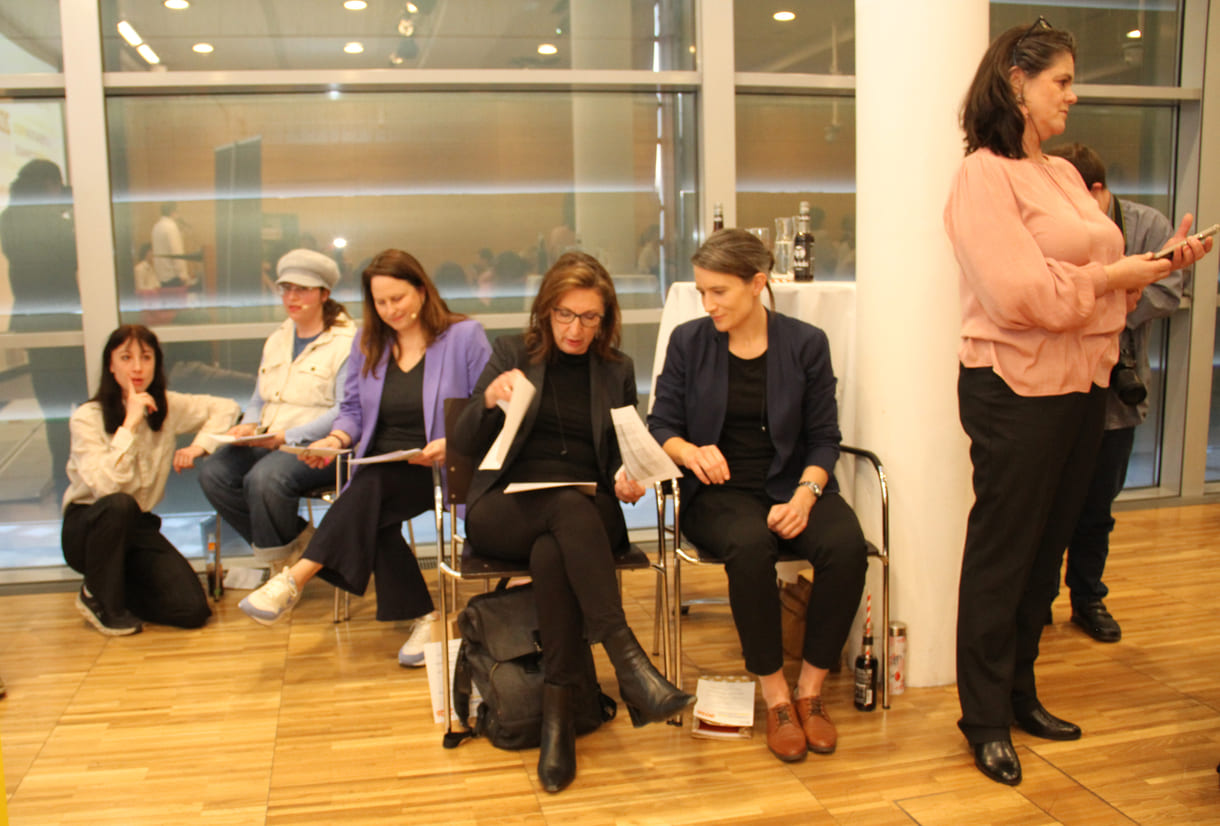 Schnappschuss am Rande der Preisverleihung