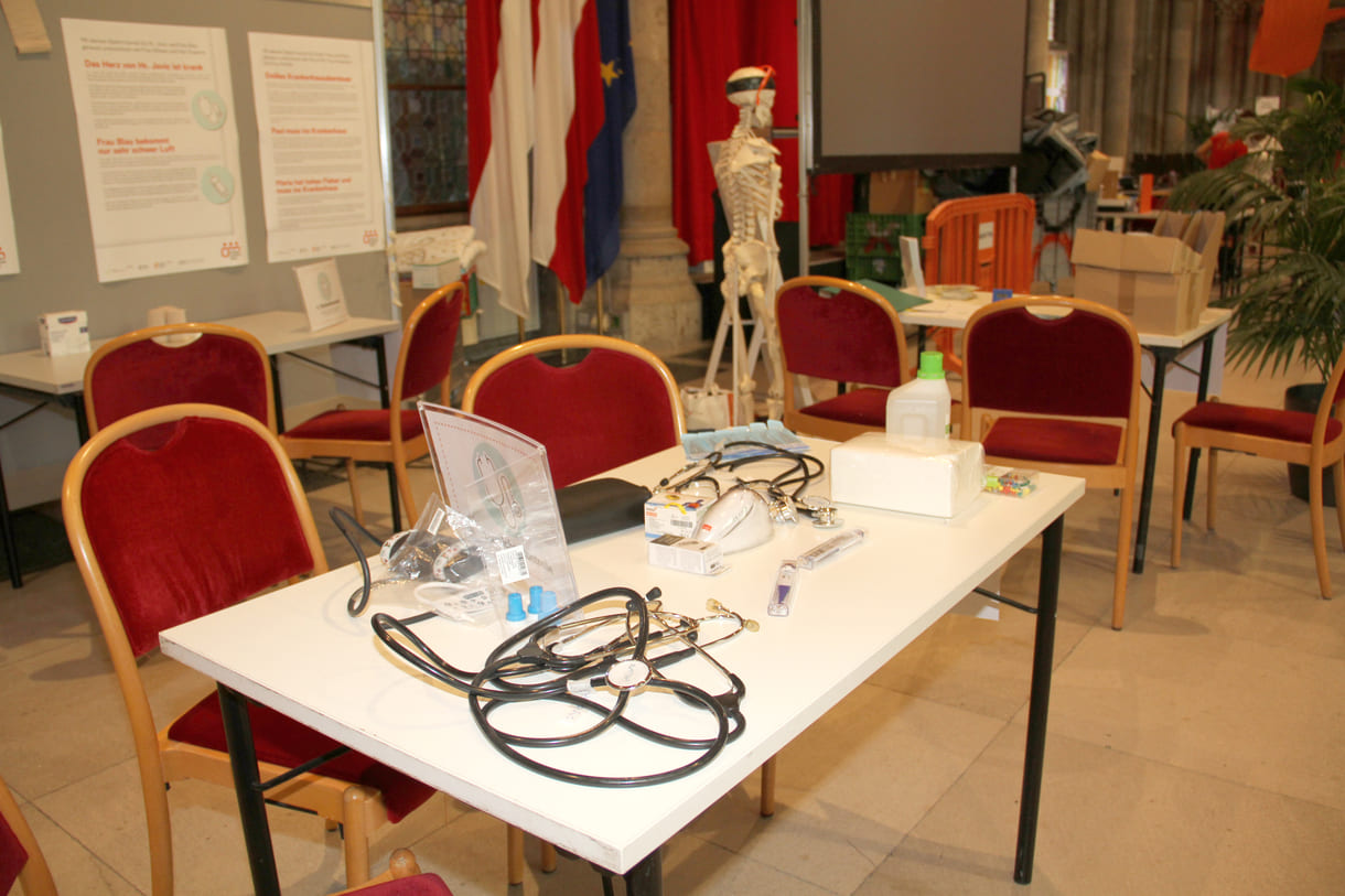 Umfangreiche Gesundheitsstation