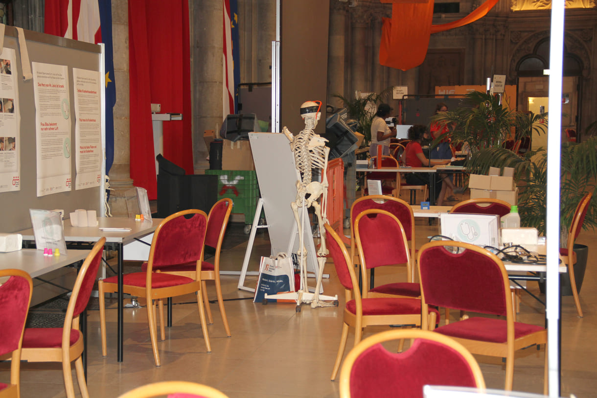Umfangreiche Gesundheitsstation