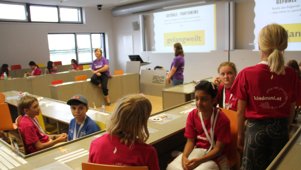 Kinderuni-Lehrveranstaltung 