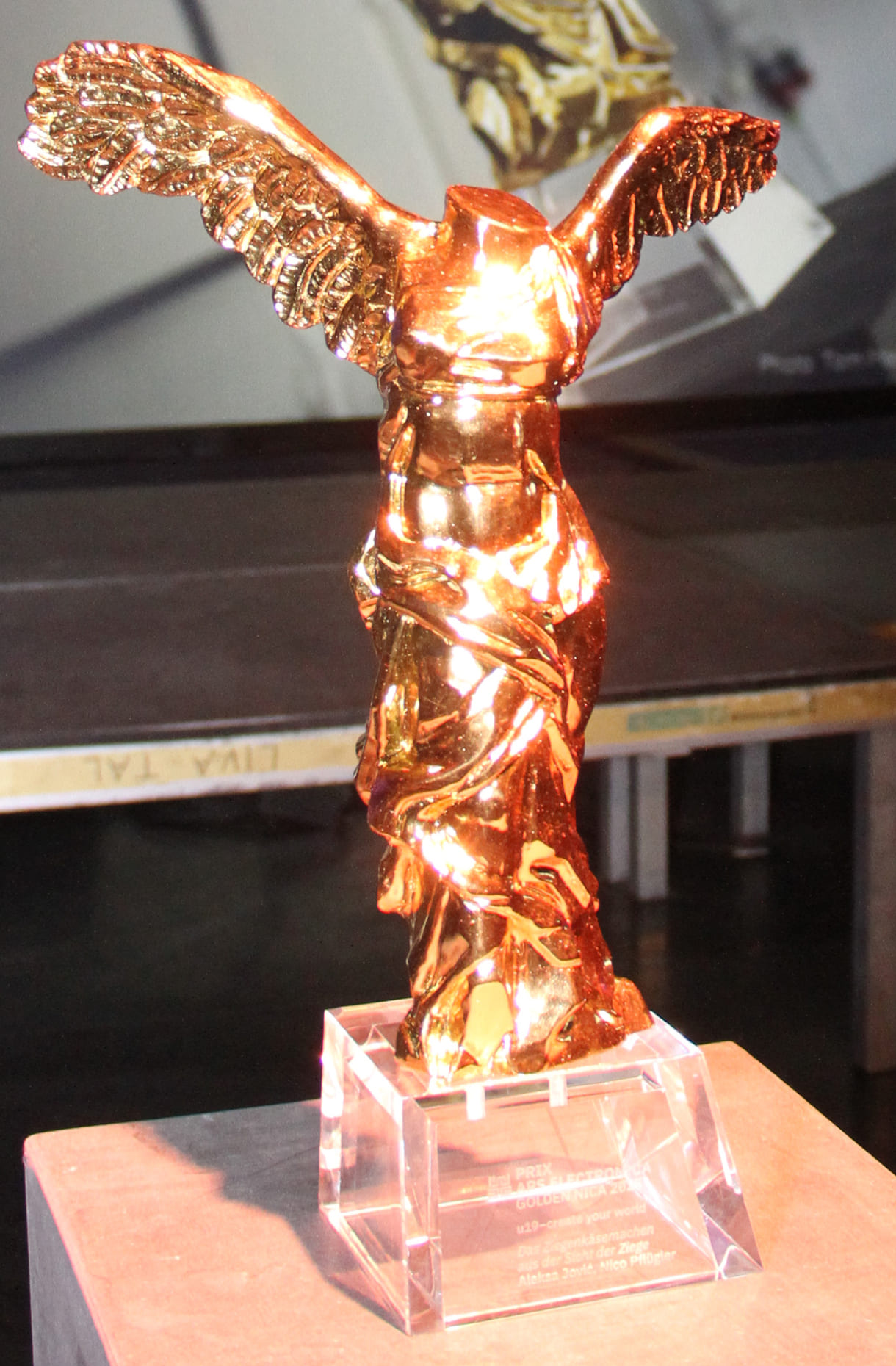 Die Sieges-Statue Goldene Nica
