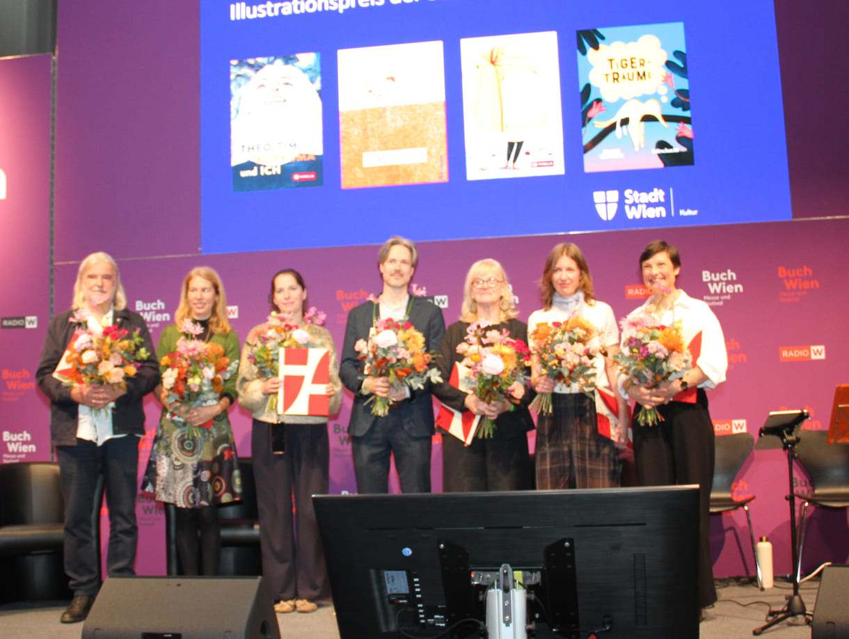 Gruppenfoto der Preisräger:innen