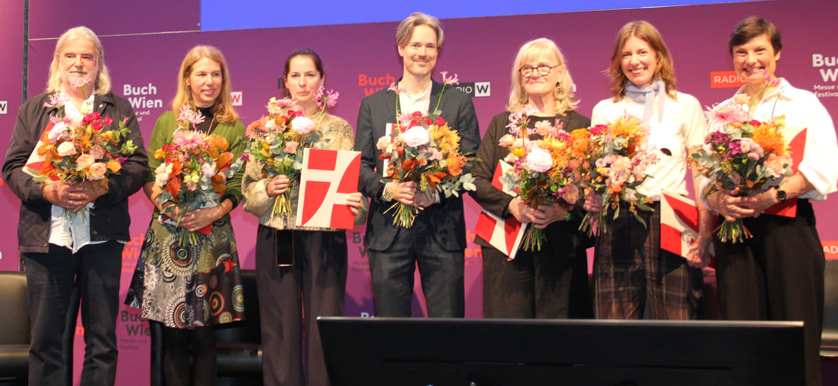 Gruppenfoto der Preisräger:innen