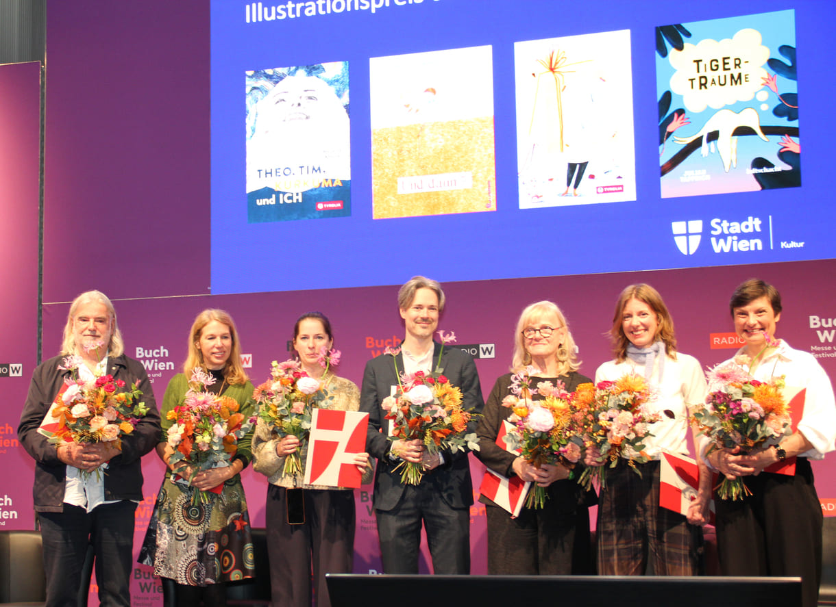 Gruppenfoto der Preisräger:innen