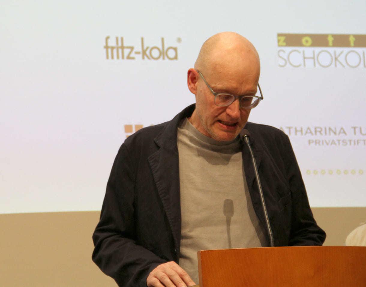 Würdigungsrede für den Text des Hauptpreisträgers Laurin Schdereit durch Arno Geiger