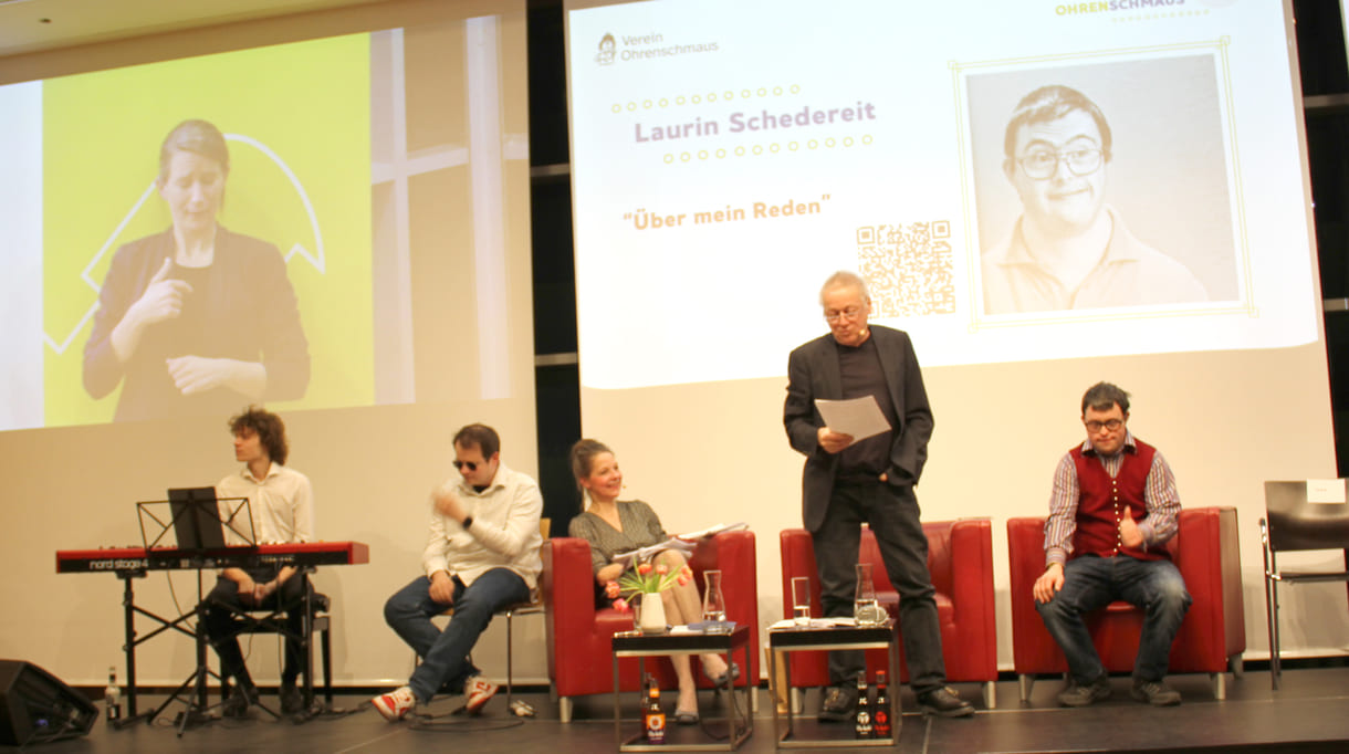 Lesung des Textes von Laurin Schedereit