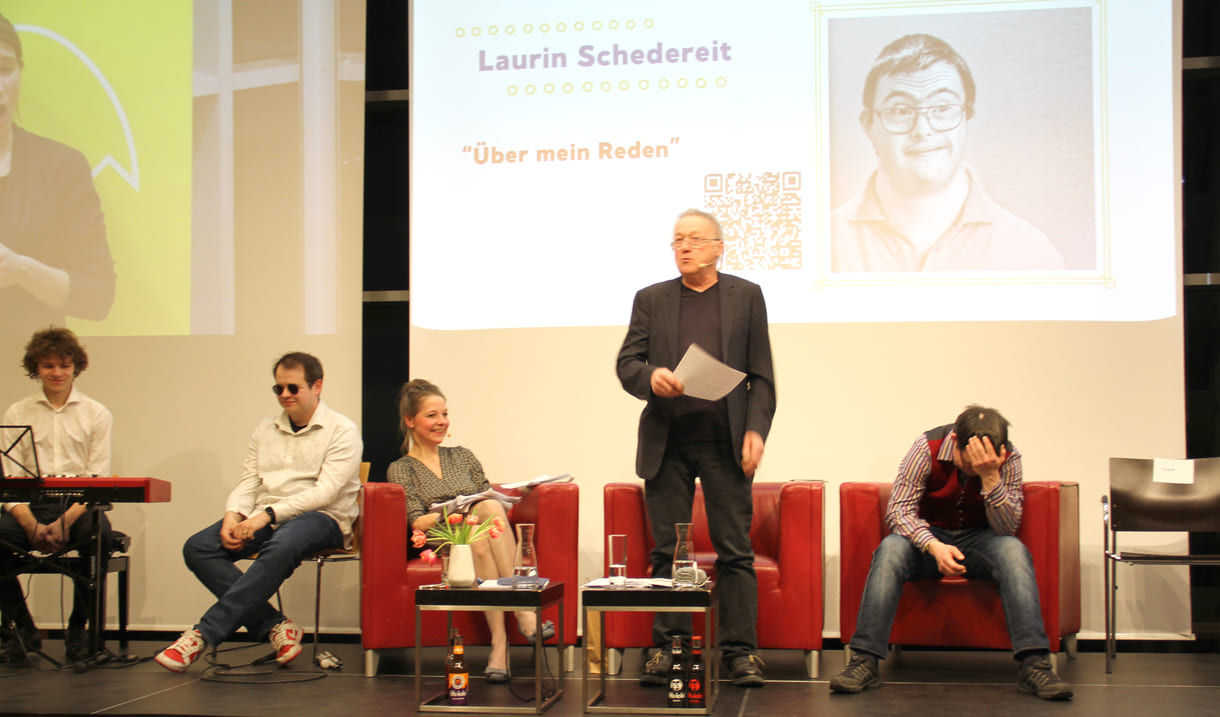 Lesung des Textes von Laurin Schedereit