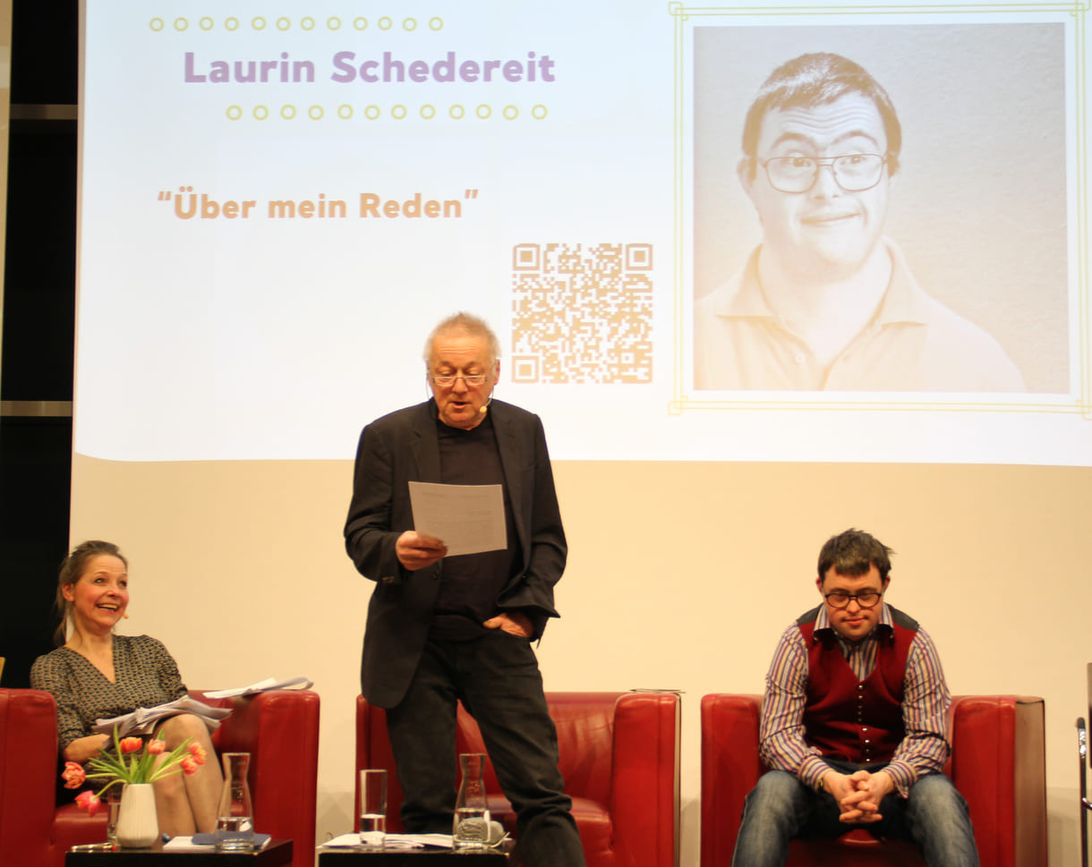 Lesung des Textes von Laurin Schedereit