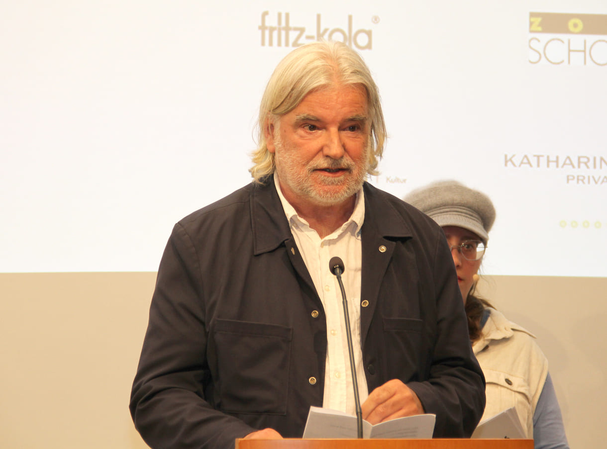 Würdigungsrede für Kurt Engleders Text durch Juror Heinz Janisch