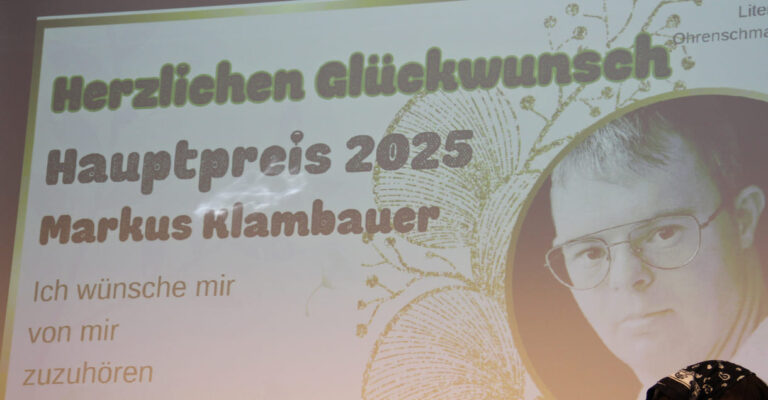 Eienr der drei Hauptpreise für Markus Klambauer