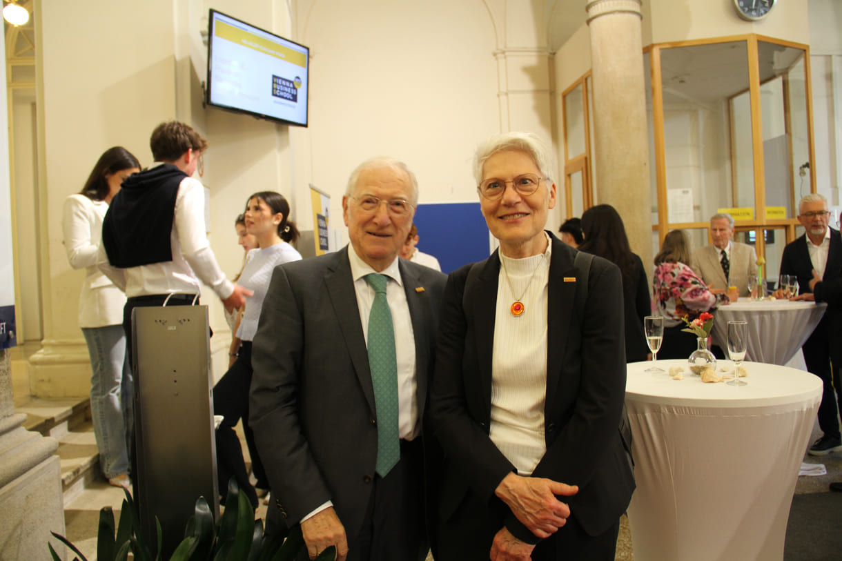 Johann Hisch und Christine Wogowitsch vom internationalen Bildungsnetzwerks Pilgrim
