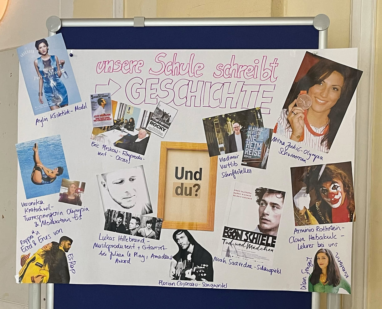 Von Schüler:innen gestaltete Ausstellung zur Geschichte der eigenen Schule