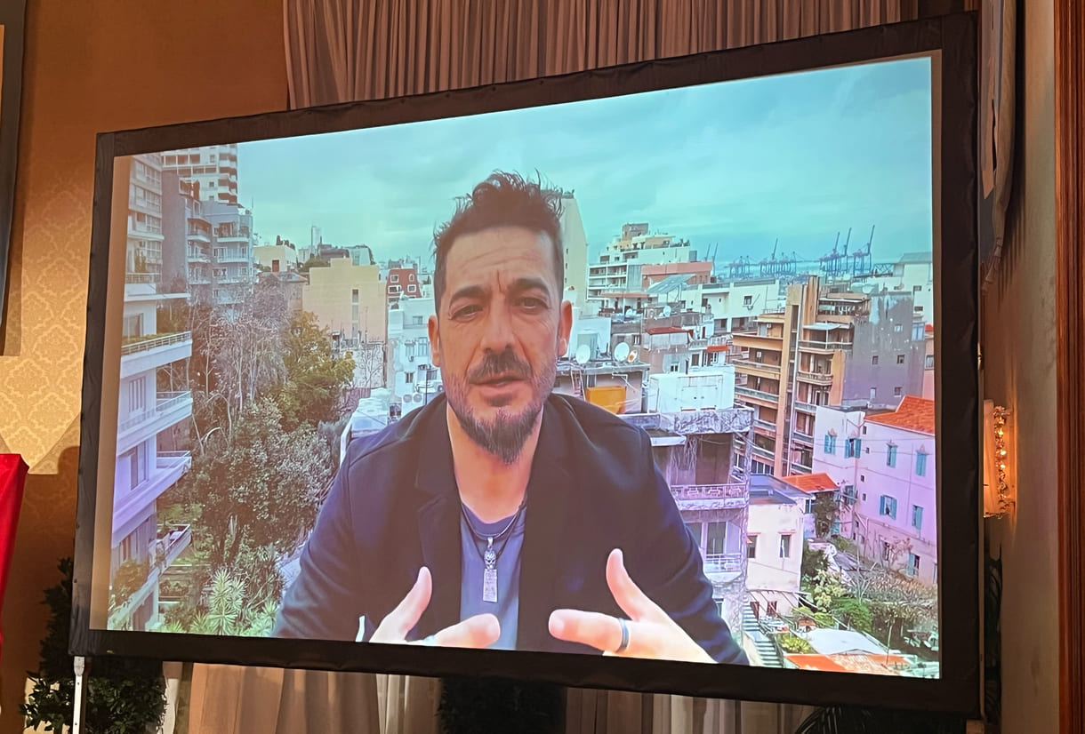 Video der Dankesrede von Diego Ibarra Sánchez