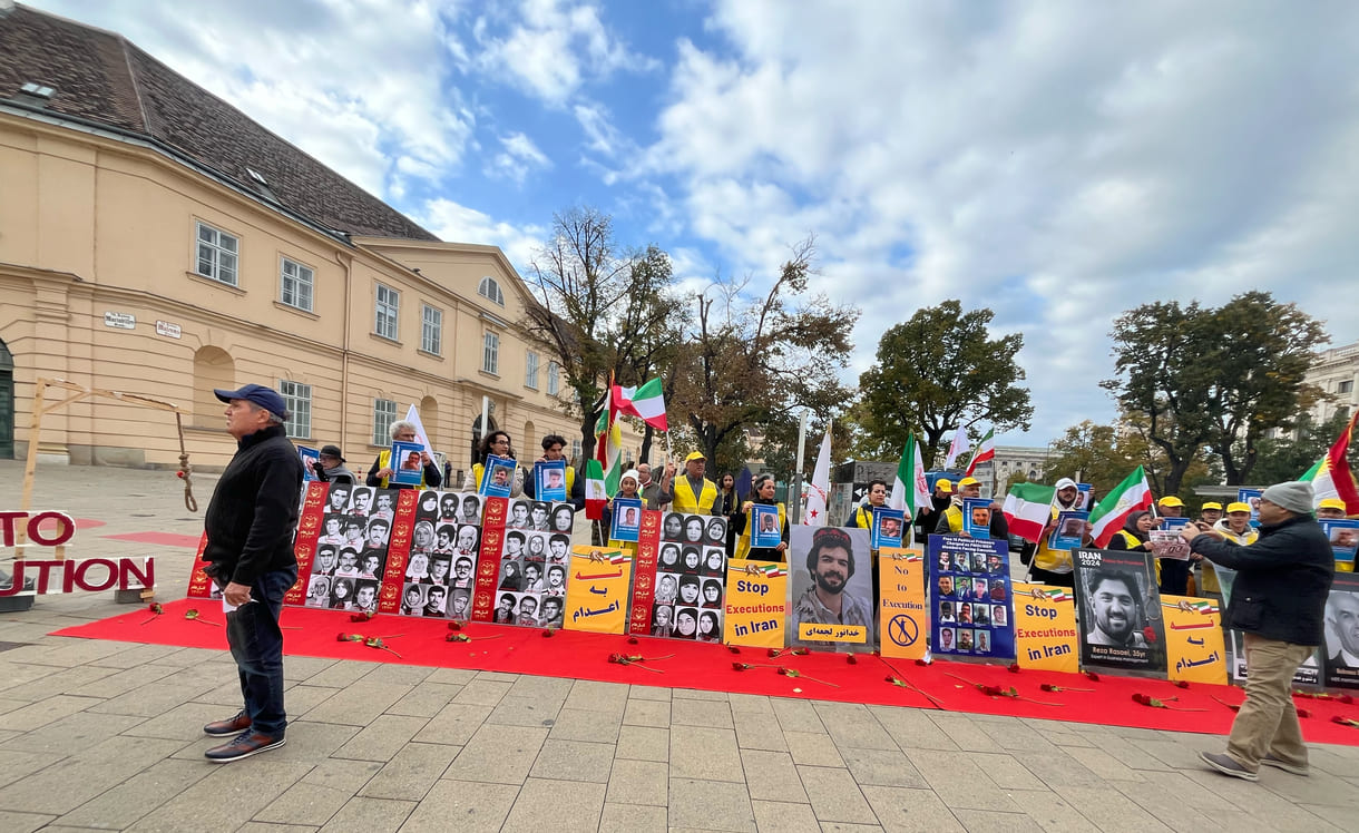 Solidaritätskundgebung für die Dienstag-Aktion in iranischen Gefängnissen gegen die Todesstrafe