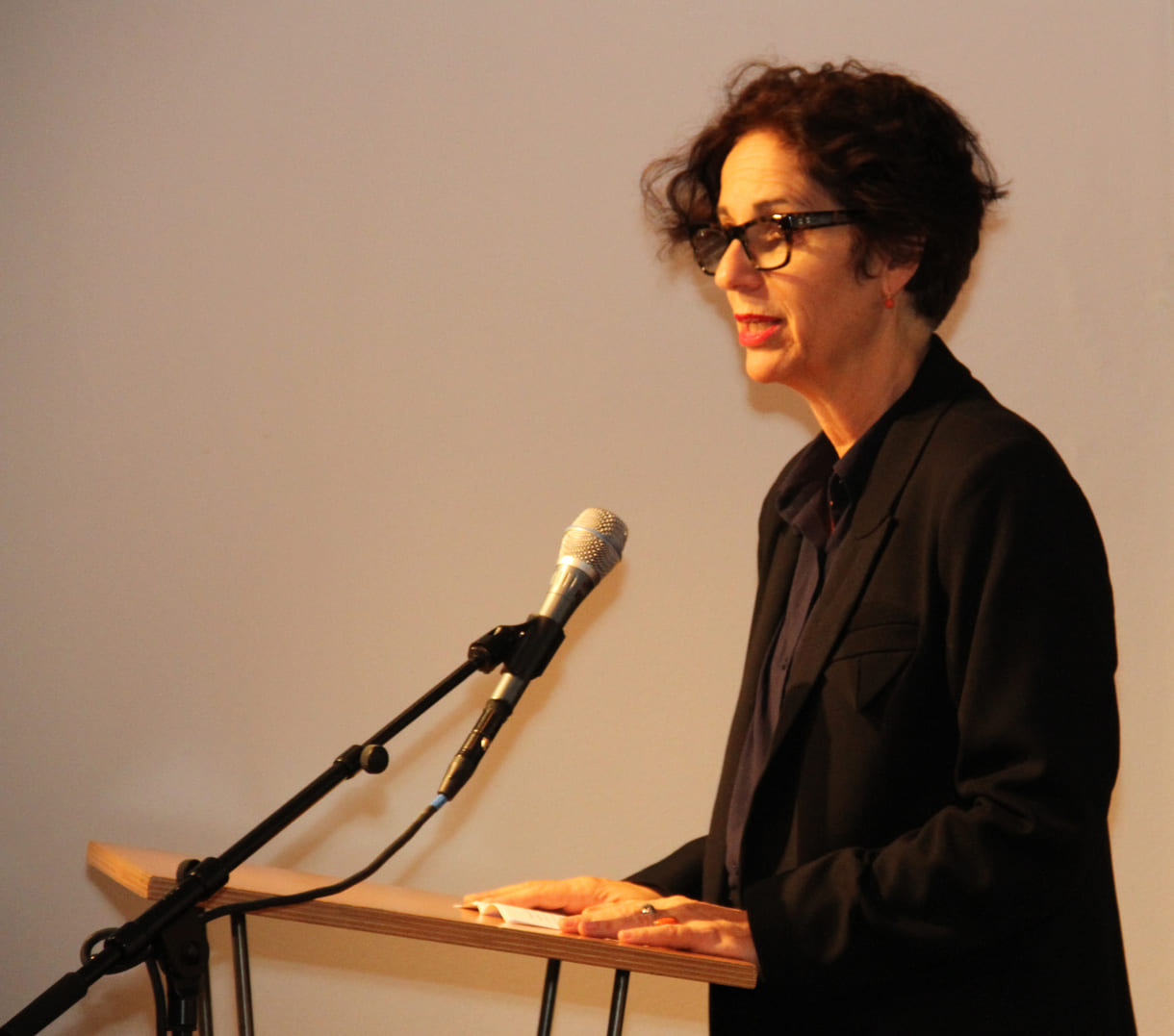 In Doppelfunktion: Jessica Beer, die jedes Jahr die Preisverleihung moderiert - und heuer auch Jurorin war