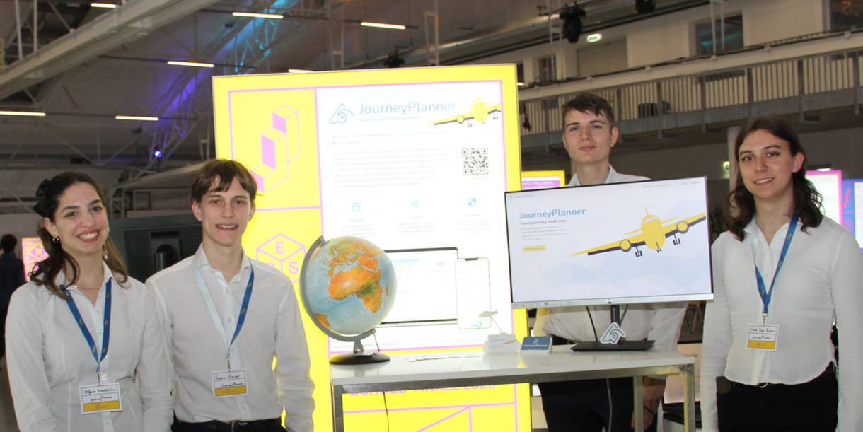 Lisa-Marie Hörmann, Marco Janderka, Sophie Nemecek und Felix Wollmann stellen 