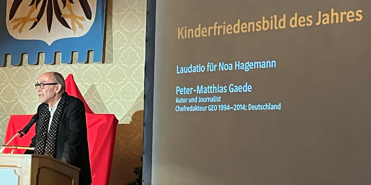 Laudatio für den Gewinner der Kinderkategorie, Noa Hagemann