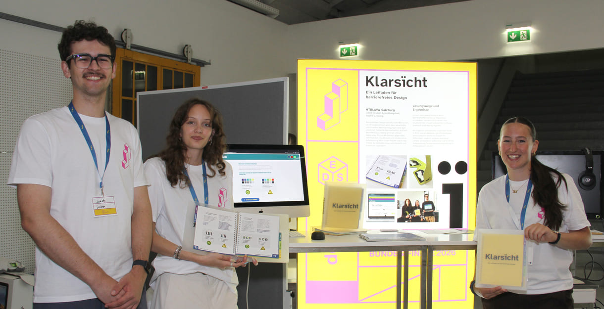 Analoger und digitaler Leitfadn für barrierefreie Gestaltung von Informationen - von Jakob Grber, Anna Hoogstoel und Sophie Leissing
