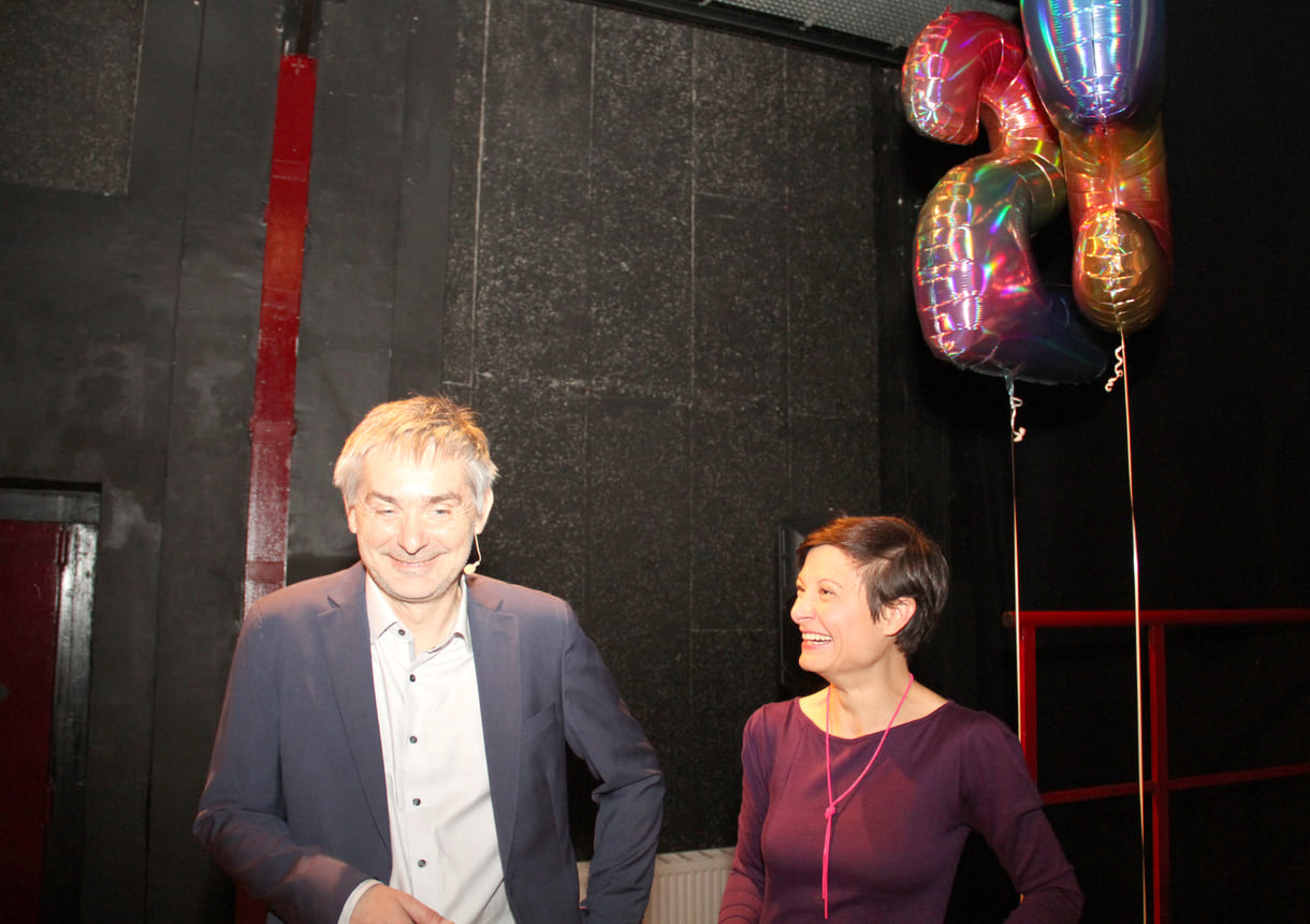 Klaus Nowak und Lena Raubaum