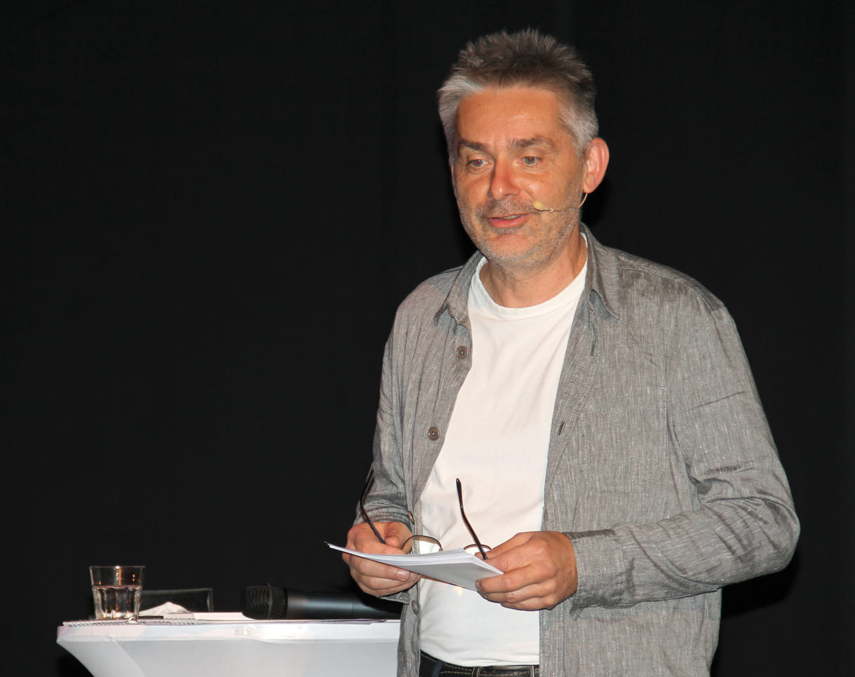 Moderator der Preisverleihung: Klaus Nowak