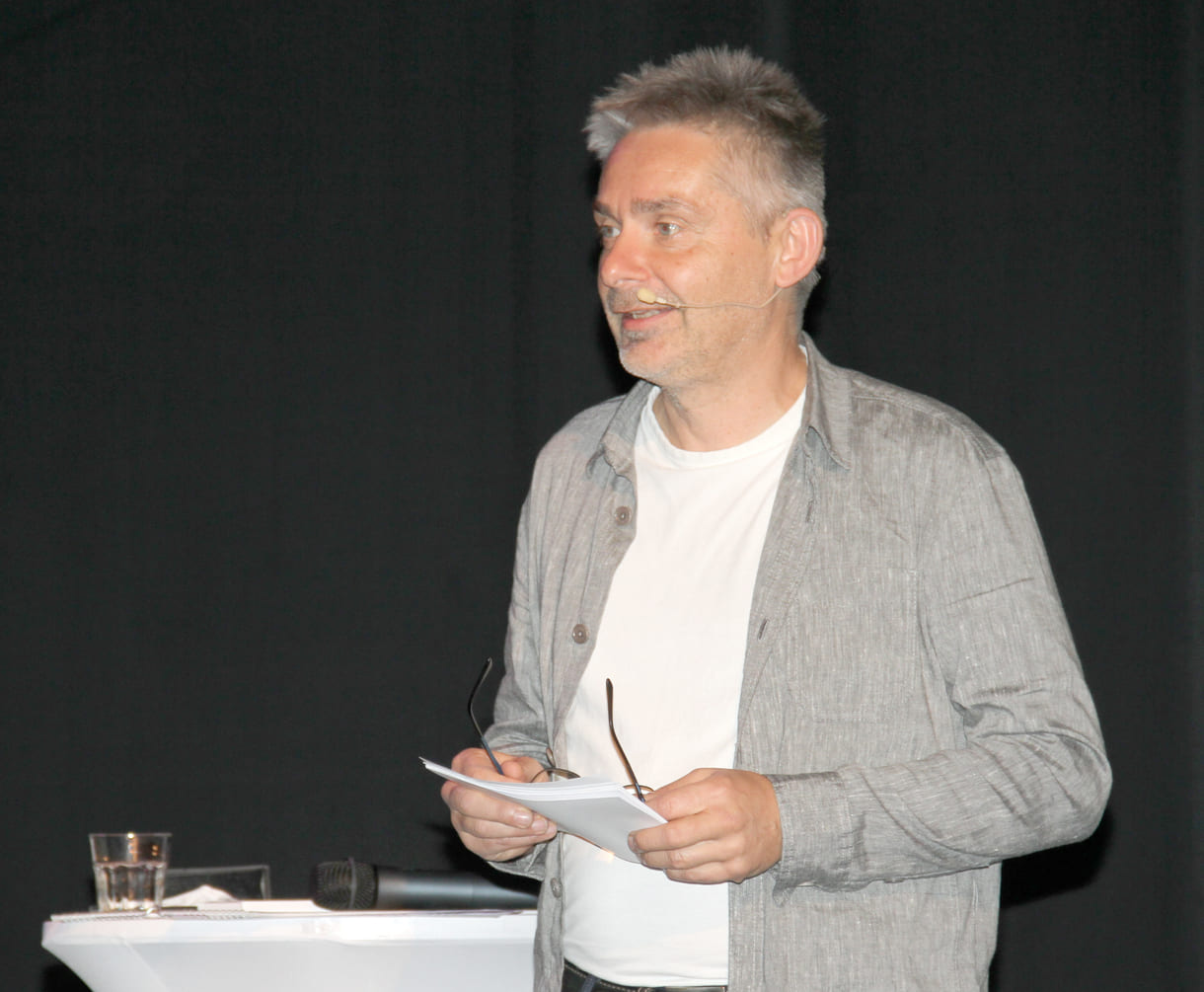 Moderator der Preisverleihung: Klaus Nowak