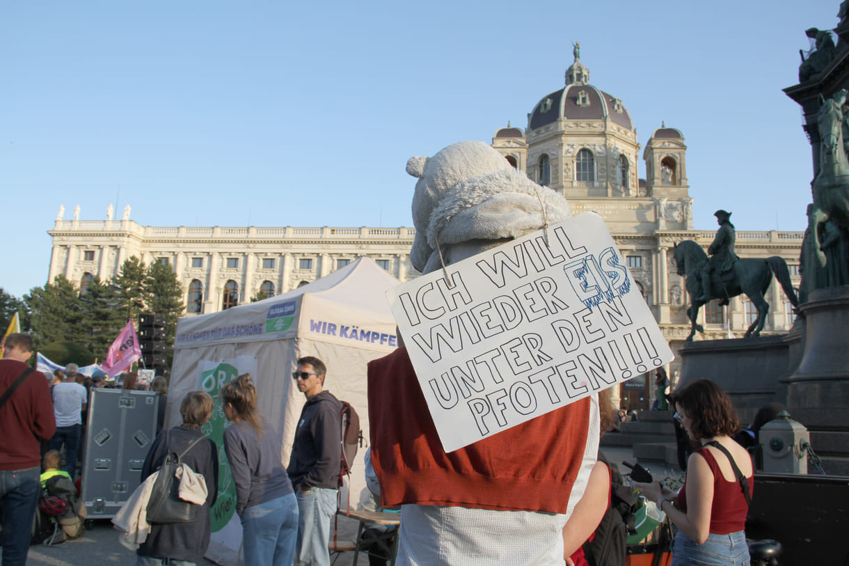 Abschluss-Kundgebung bei der Klimastreik-Demo am 20. September 2024