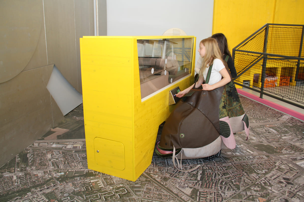 Modell eines Wasserkraftwerks